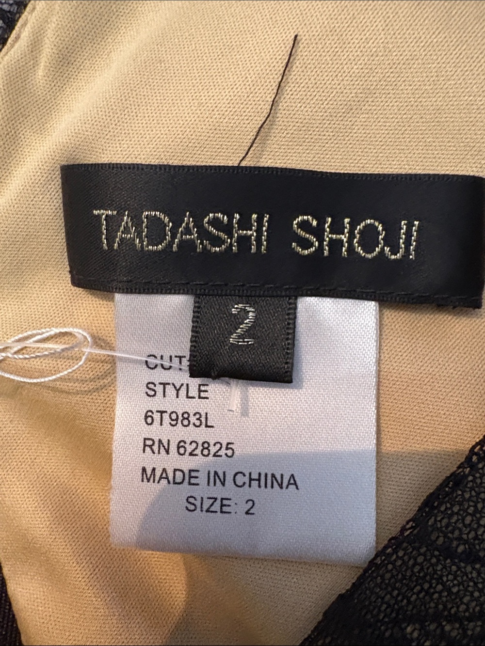 Tadashi Shoji Chantly Hand Cut Lace Tiered Formal Dress - size 2 🌟 - Picture 3 of 4